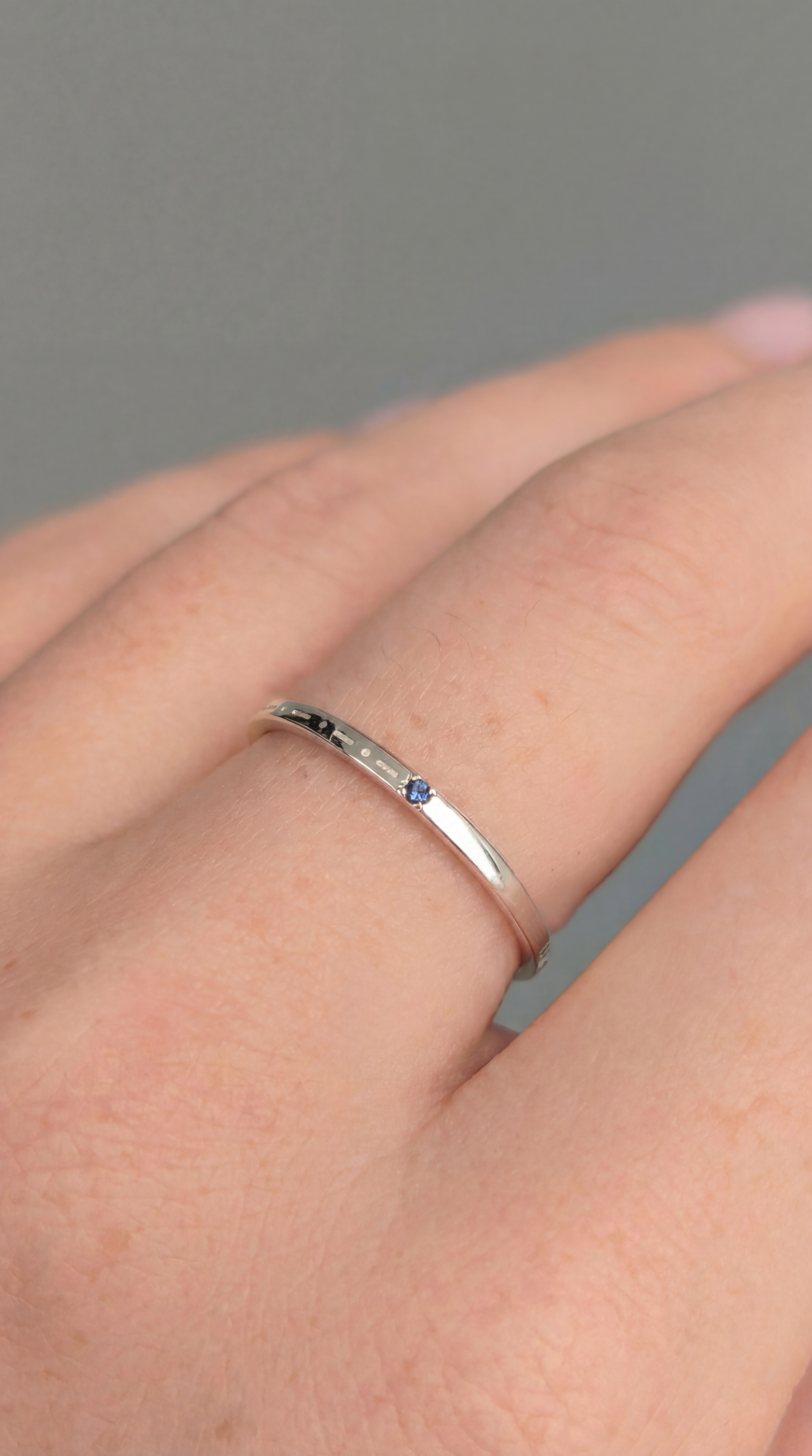 Custom Engraved Morse Code Ring | One Birthstone