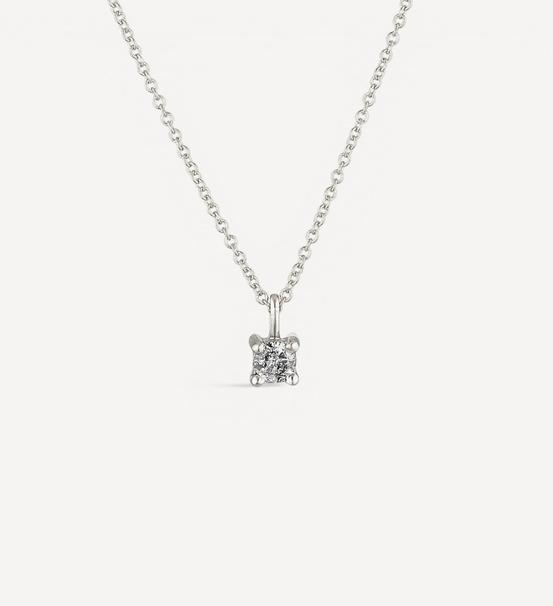 Imogen necklace | Salt & Pepper diamond