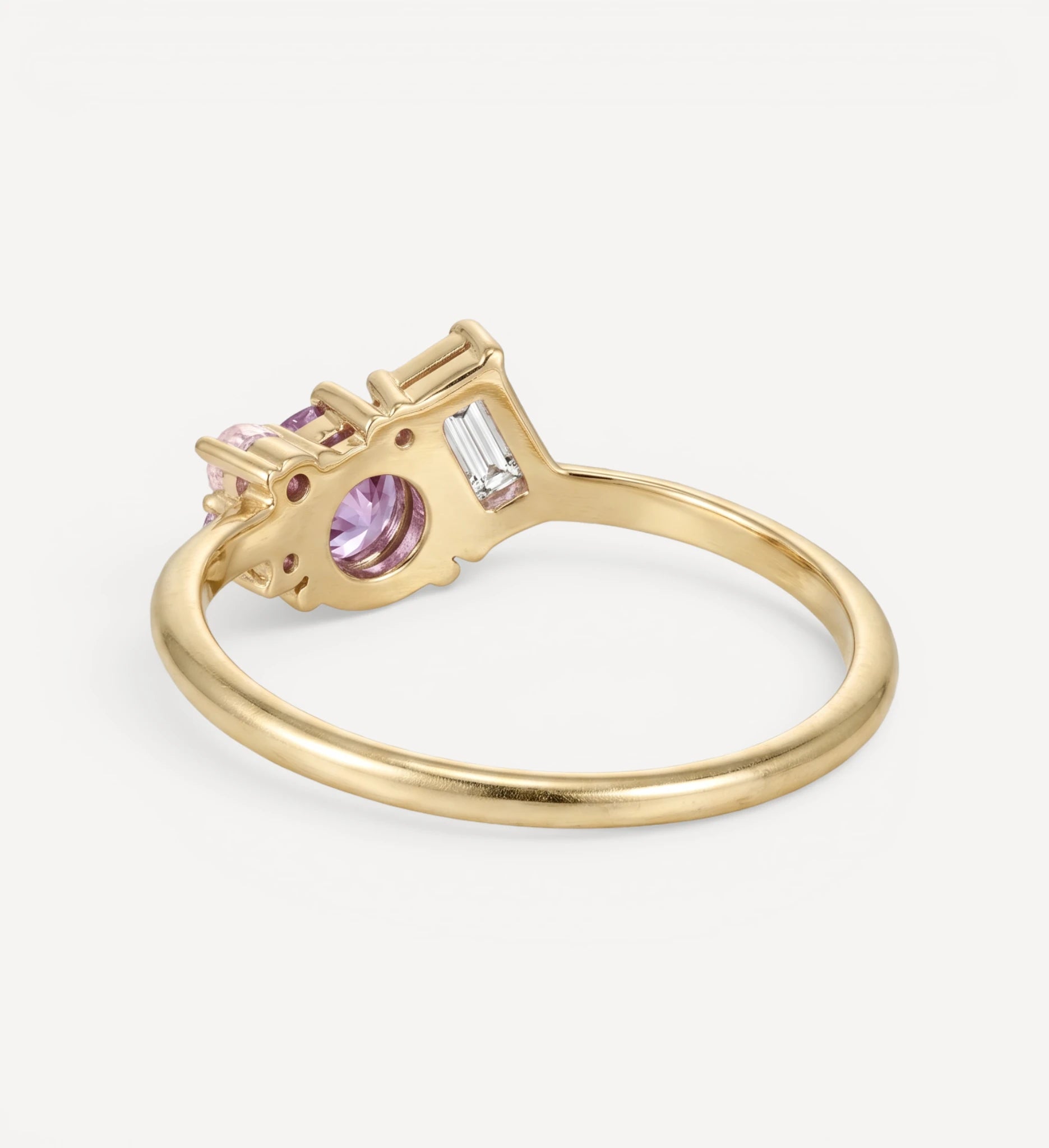 Rosa Cluster Ring | sapphire & diamond
